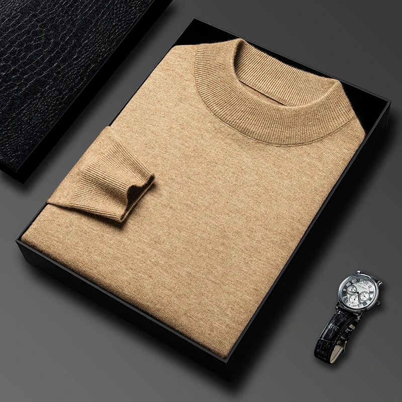 Streetwear Brands - Half Coltrui Gebreide Trui Nieuwe Herfst/Winter