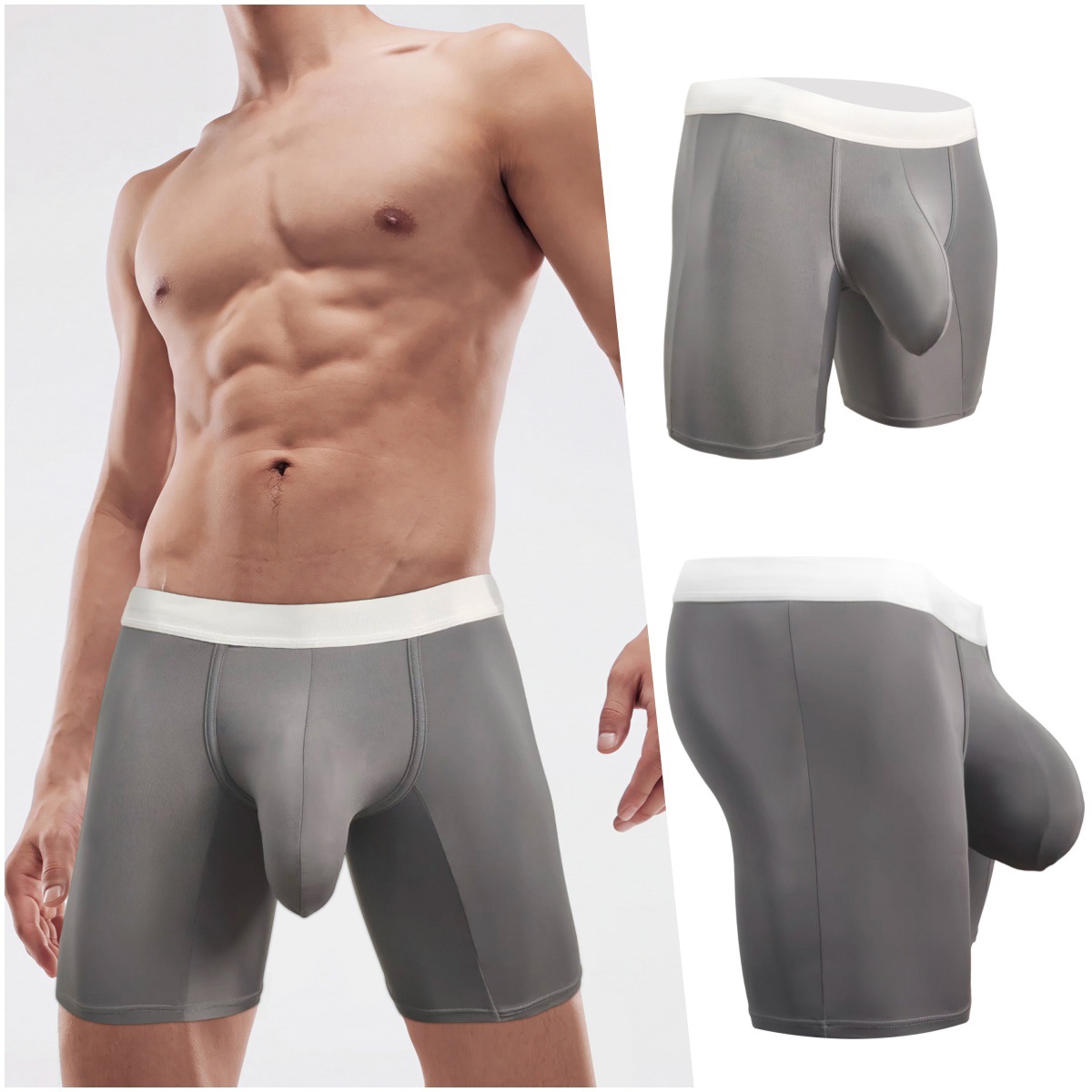 Supreme Brand Streetwear - Heren Ultra Ice Silk Boxer Briefs