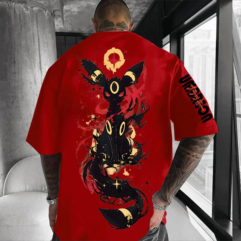 Streetwear Brand Japan - Pokémon Co-branded T-shirt met print 2025,
