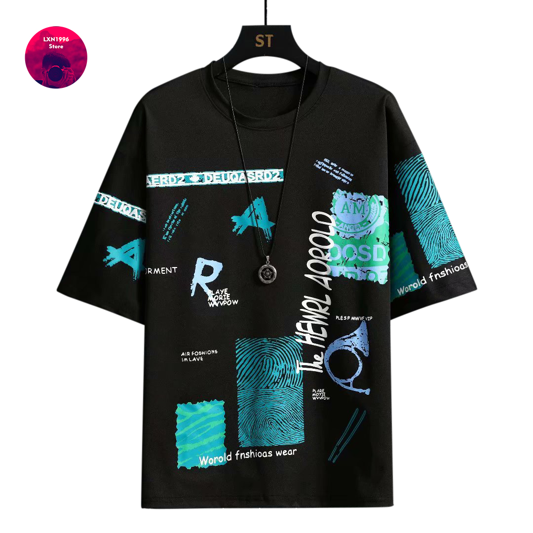 Streetwear Brand Japan - Mannen Harajuku Grafische Zwarte Zomer Korte