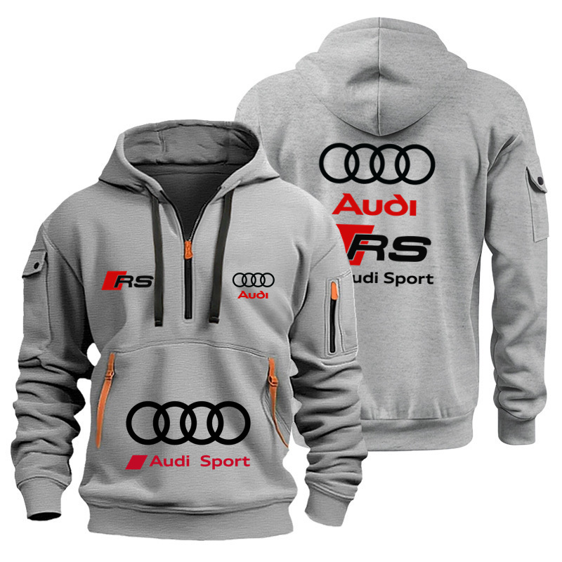 Audi merk unisex motorracehood - Streetwear Brands recensie en prijs
