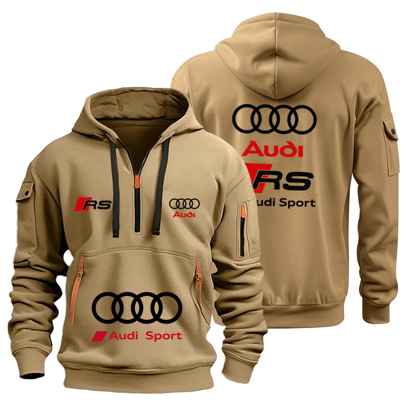 Audi merk unisex motorracehood - Streetwear Brands recensie en prijs
