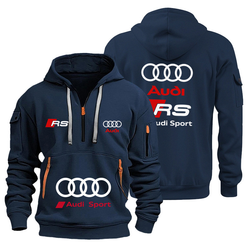 Audi merk unisex motorracehood - Streetwear Brands recensie en prijs