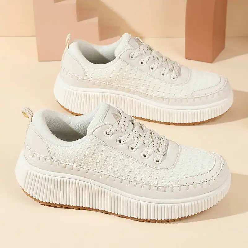 Bruine schoenen Dames Flats He - Streetwear Brand Best recensie en prijs