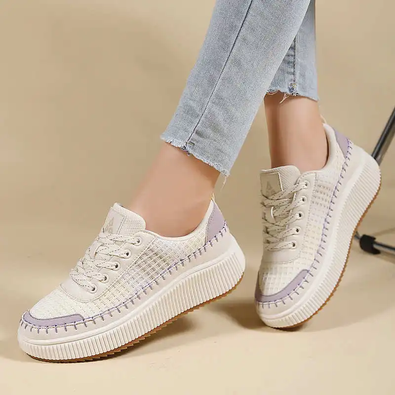 Bruine schoenen Dames Flats He - Streetwear Brand Best recensie en prijs