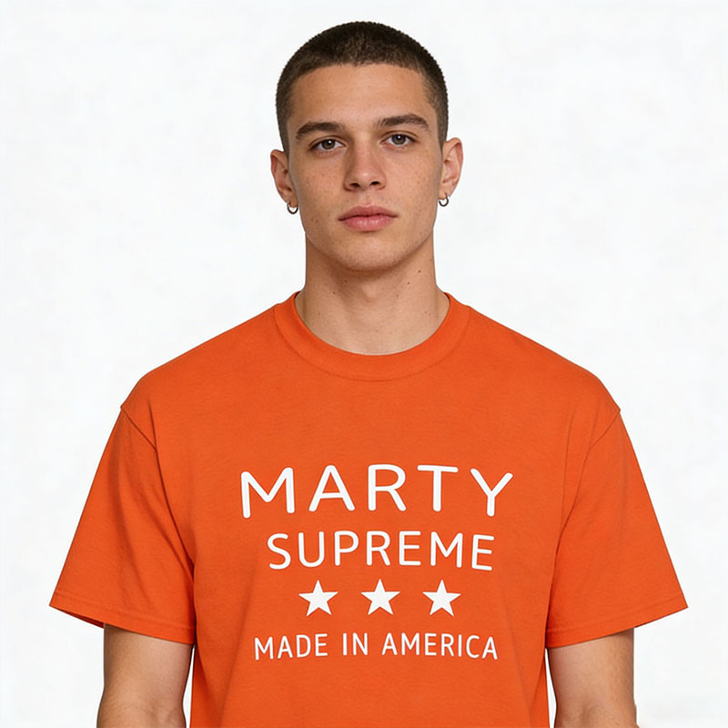 Marty Supreme oranje katoenen  - Supreme Brand Streetwear recensie en prijs