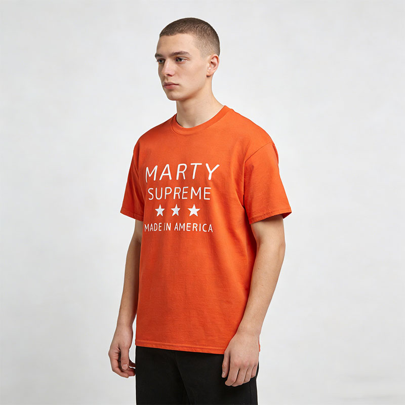 Marty Supreme oranje katoenen  - Supreme Brand Streetwear recensie en prijs