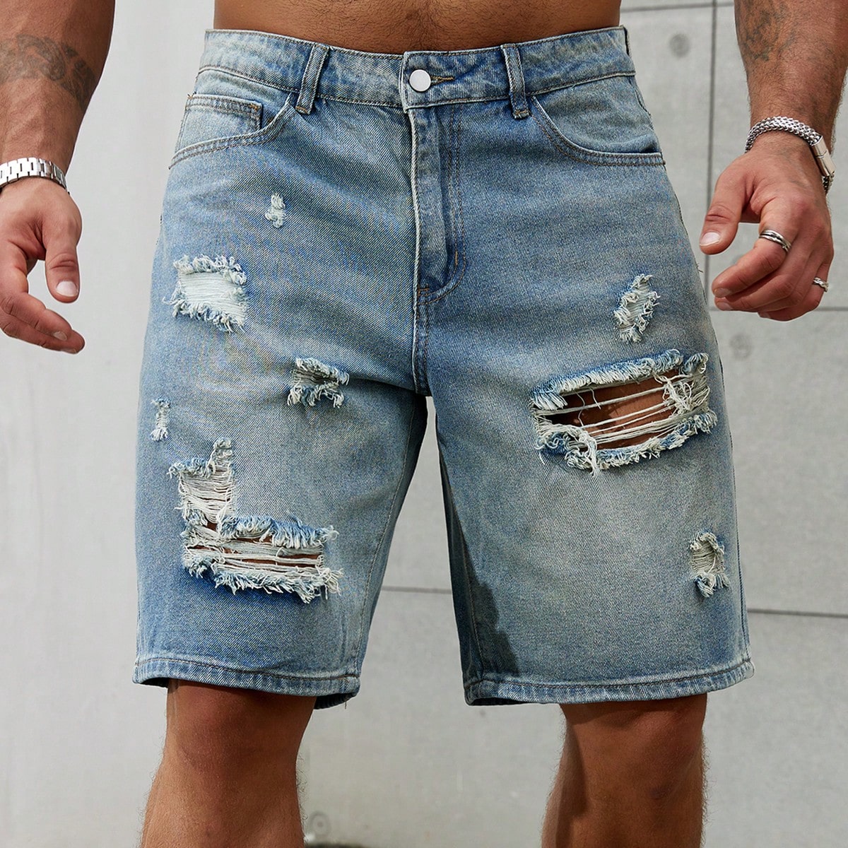 Nieuwe Mode Heren Gescheurde K - Streetwear Brands recensie en prijs